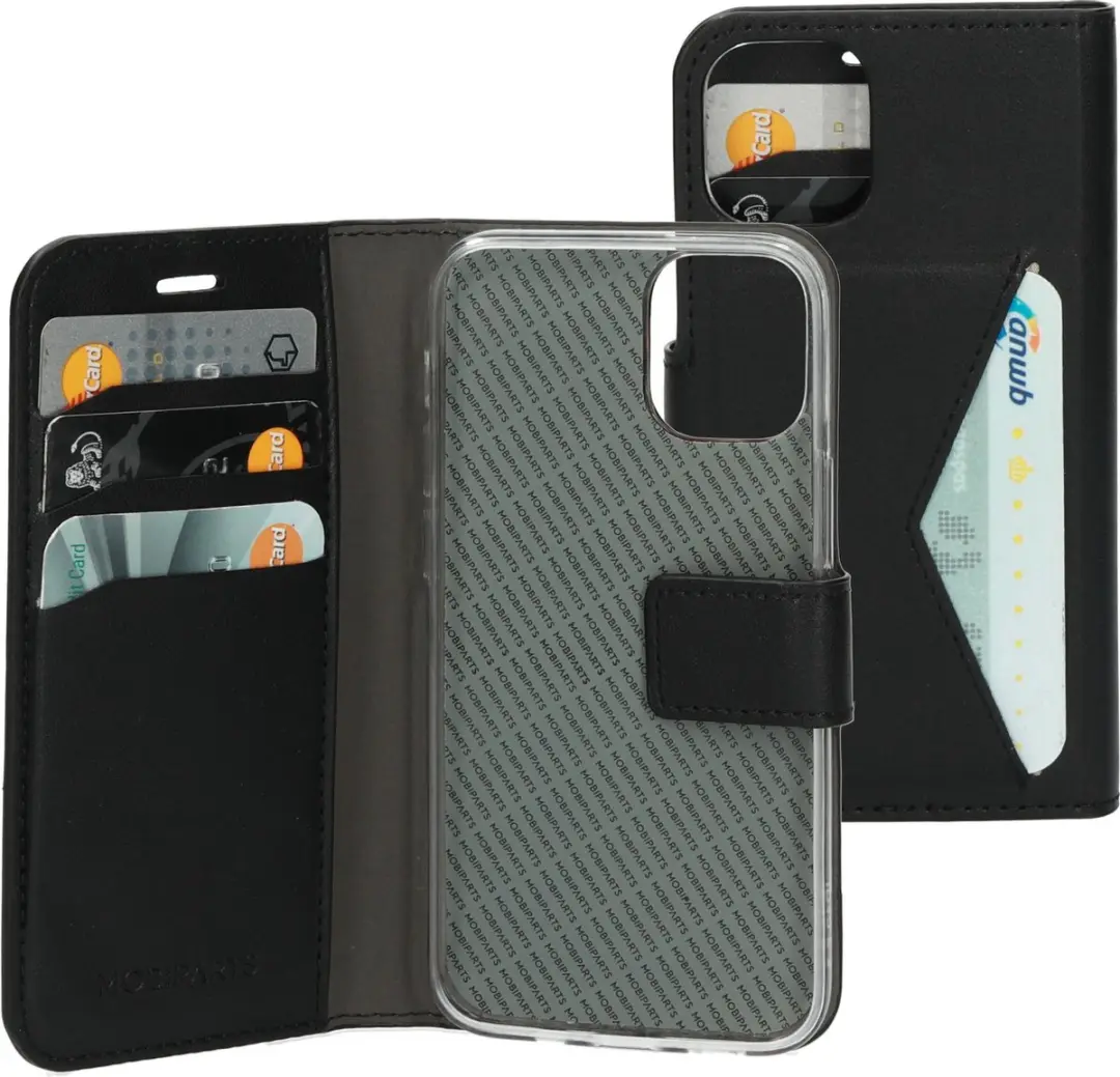 Mobiparts MP-108517 Hoesje iPhone 12 Mini - Wallet - Zwart