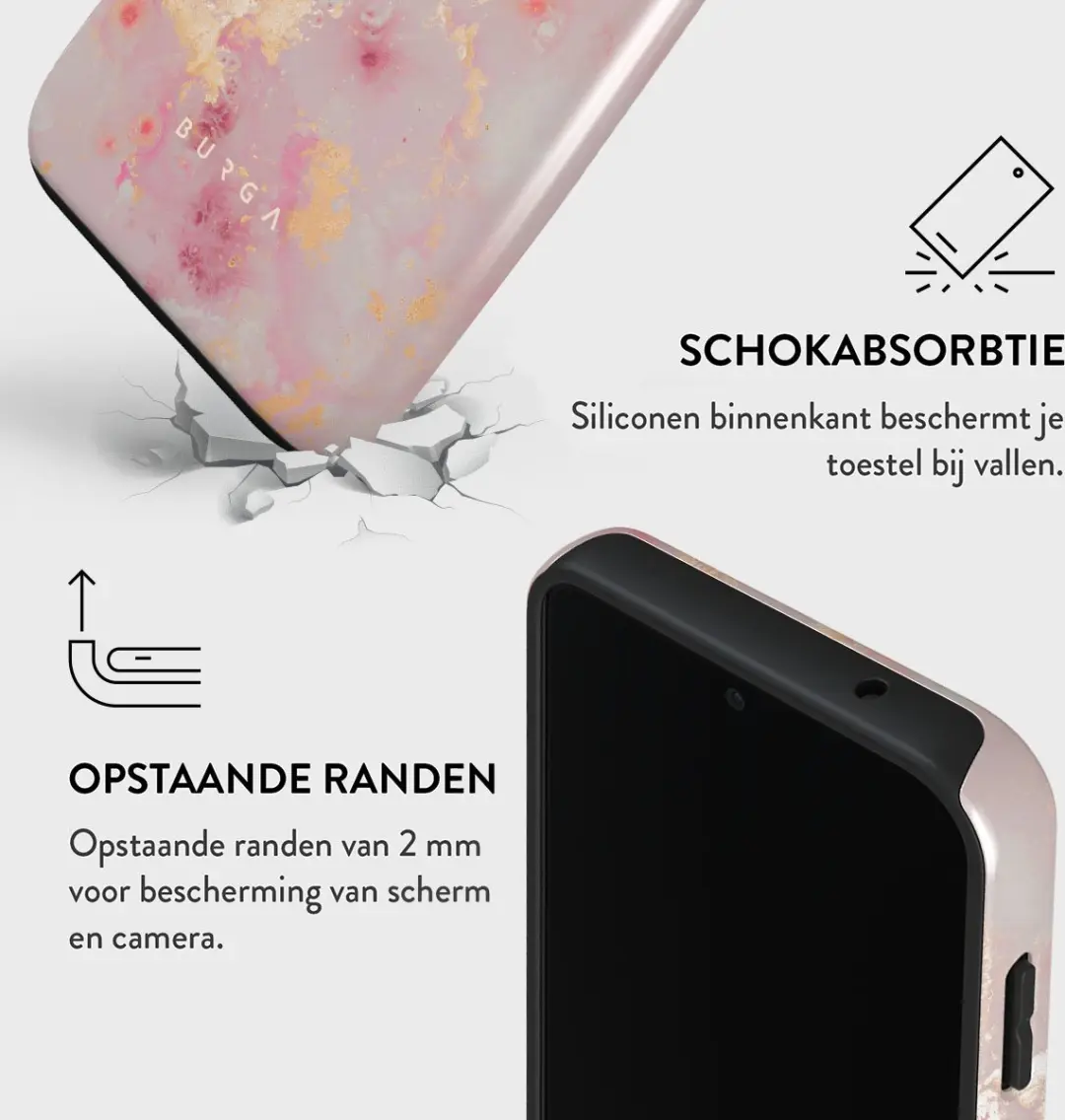Burga Telefoonhoesje Samsung Galaxy S23 FE - Golden Coral - afbeelding 6 van 6