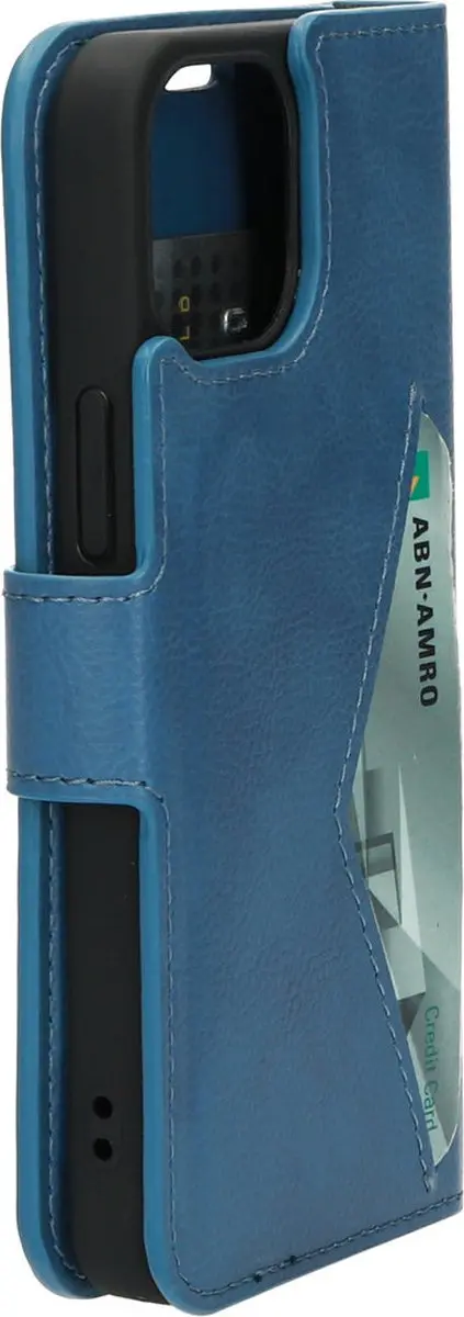 Mobiparts MP-118636 Hoesje iPhone 13 Mini - Blauw Eco Leer