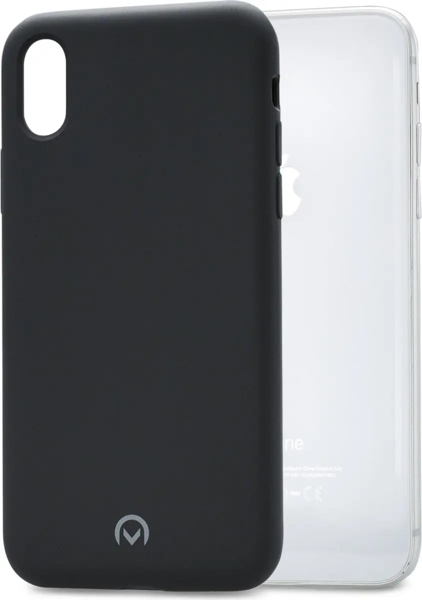 Mobilize iPhone X Siliconen Hoesje MOB-SSCPP-IPHX - Zwart