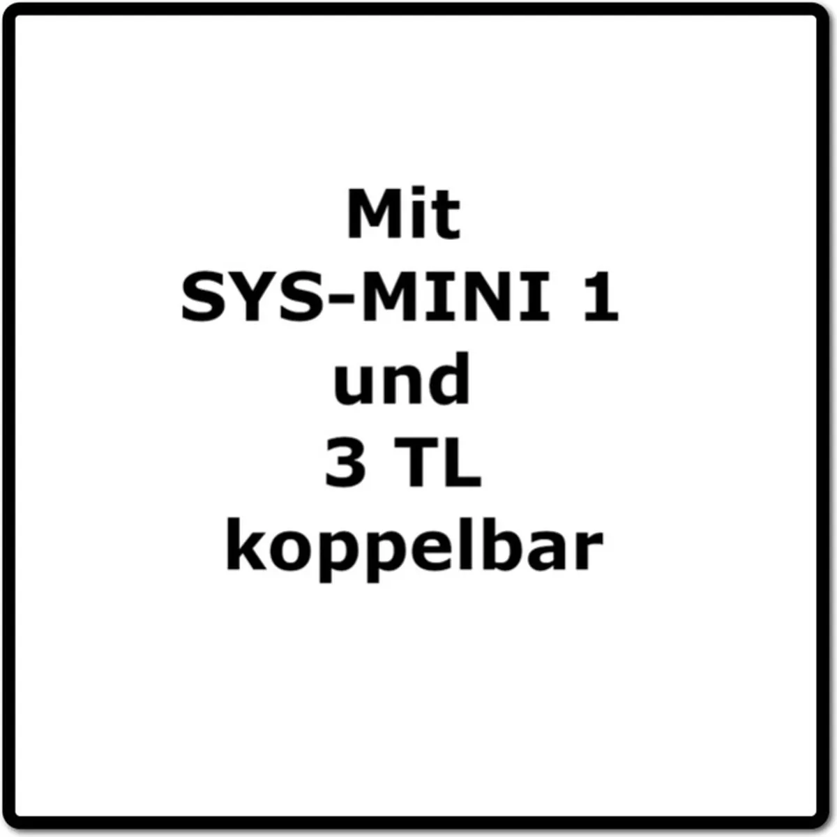 Festool MINI-SYSTAINER T-LOC 203813 - Transparant/Wit