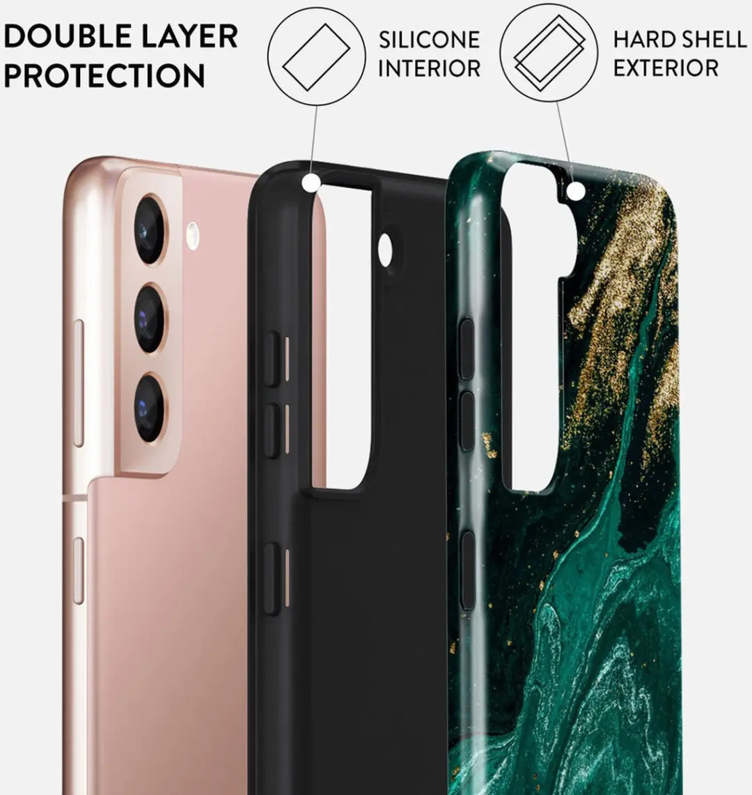 Burga Tough Telefoonhoesje S22+ - Groen