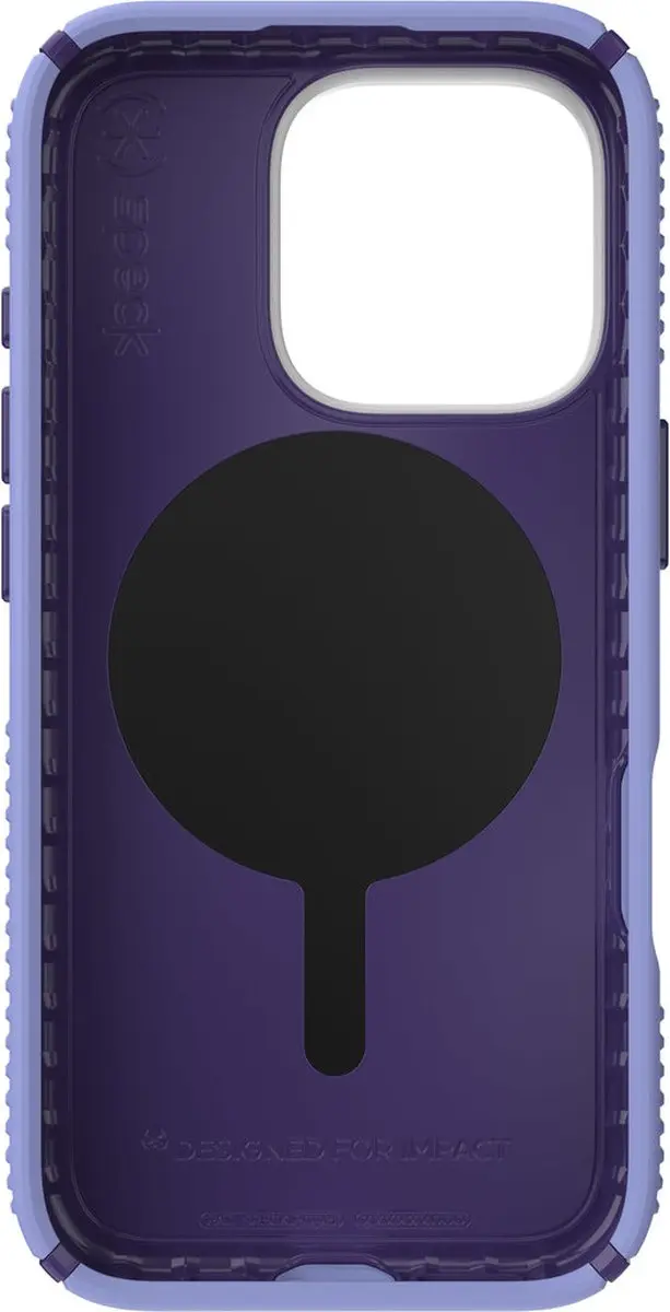 Speck Presidio2 Grip 150701-3251 Hoesje - iPhone 16 Pro - Paars