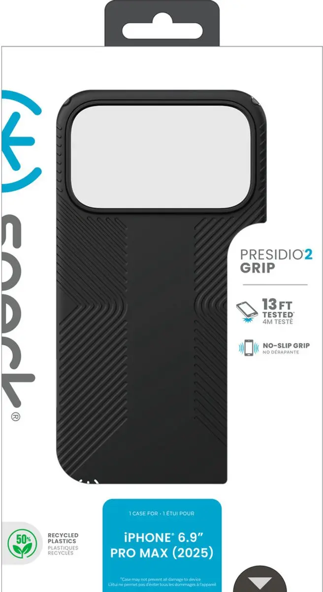 Speck Presidio2 Grip 151026-3205 iPhone Hoesje - Zwart