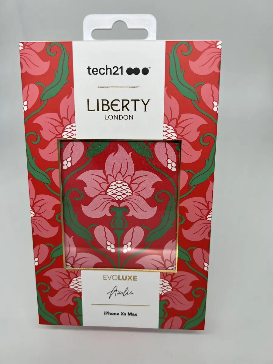 Tech21 Evoluxe Azelia iPhone Xs Max Hoesje - Rood Groen