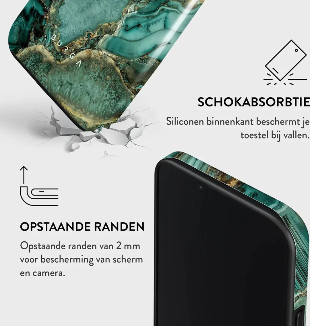 Burga Tough Case iPhone 14 Ubud Jungle - afbeelding 6 van 6