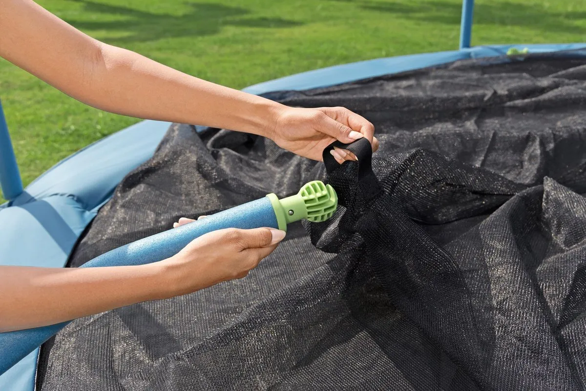 Bestway Xtreme Air 366cm Buitentrampoline - 3,66m - Zwart/Blauw/Grijs