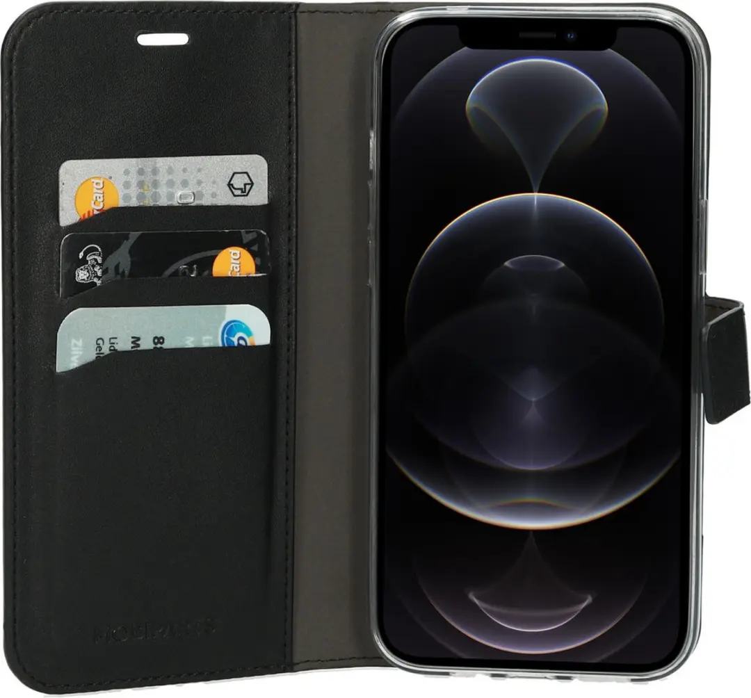 Mobiparts MP-108519 Hoesje iPhone 12 Pro Max - Wallet - Zwart