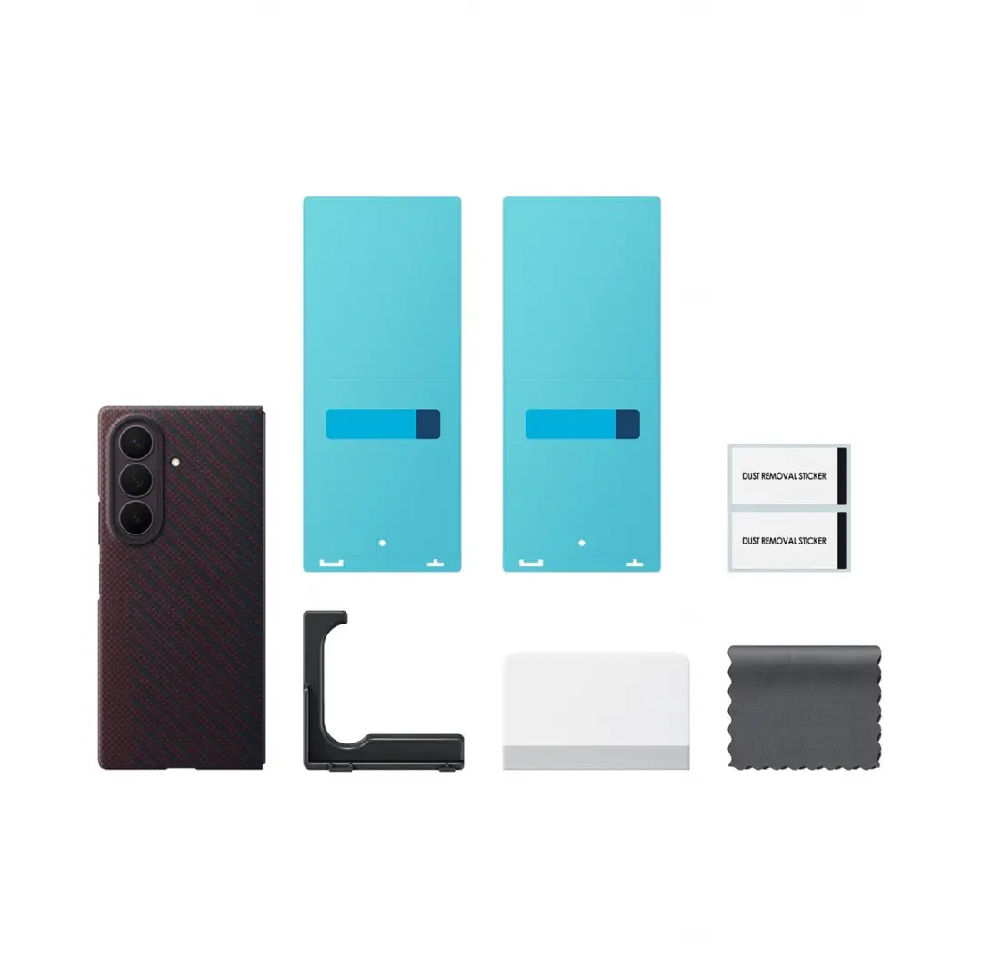 Samsung Galaxy Z Fold8 Ultra Hoesje EF-KF976SREGWW - Carbon Magnet - Karmijnrood