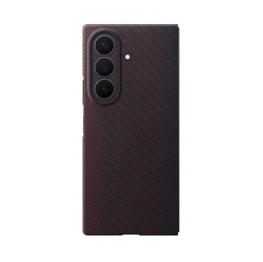 Samsung Galaxy Z Fold8 Ultra Hoesje EF-KF976SREGWW - Carbon Magnet - Karmijnrood