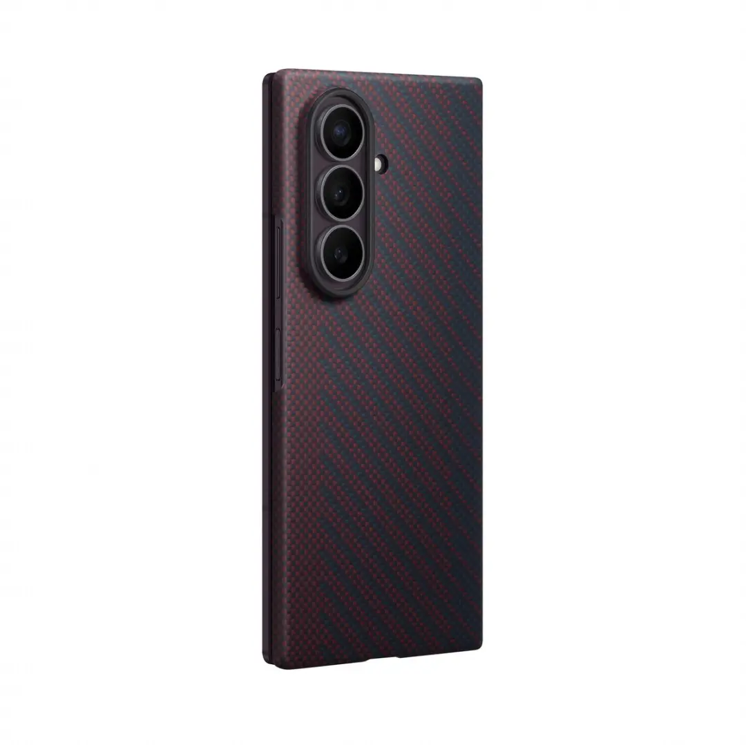 Samsung Galaxy Z Fold8 Ultra Hoesje EF-KF976SREGWW - Carbon Magnet - Karmijnrood
