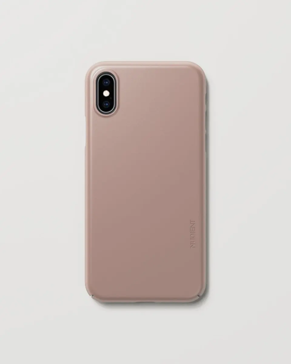 Nudient Thin Precise Case iPhone XS V3 - Roze