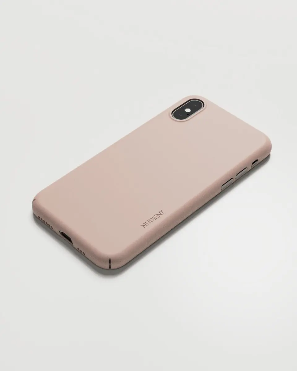 Nudient Thin Precise Case iPhone XS V3 - Roze