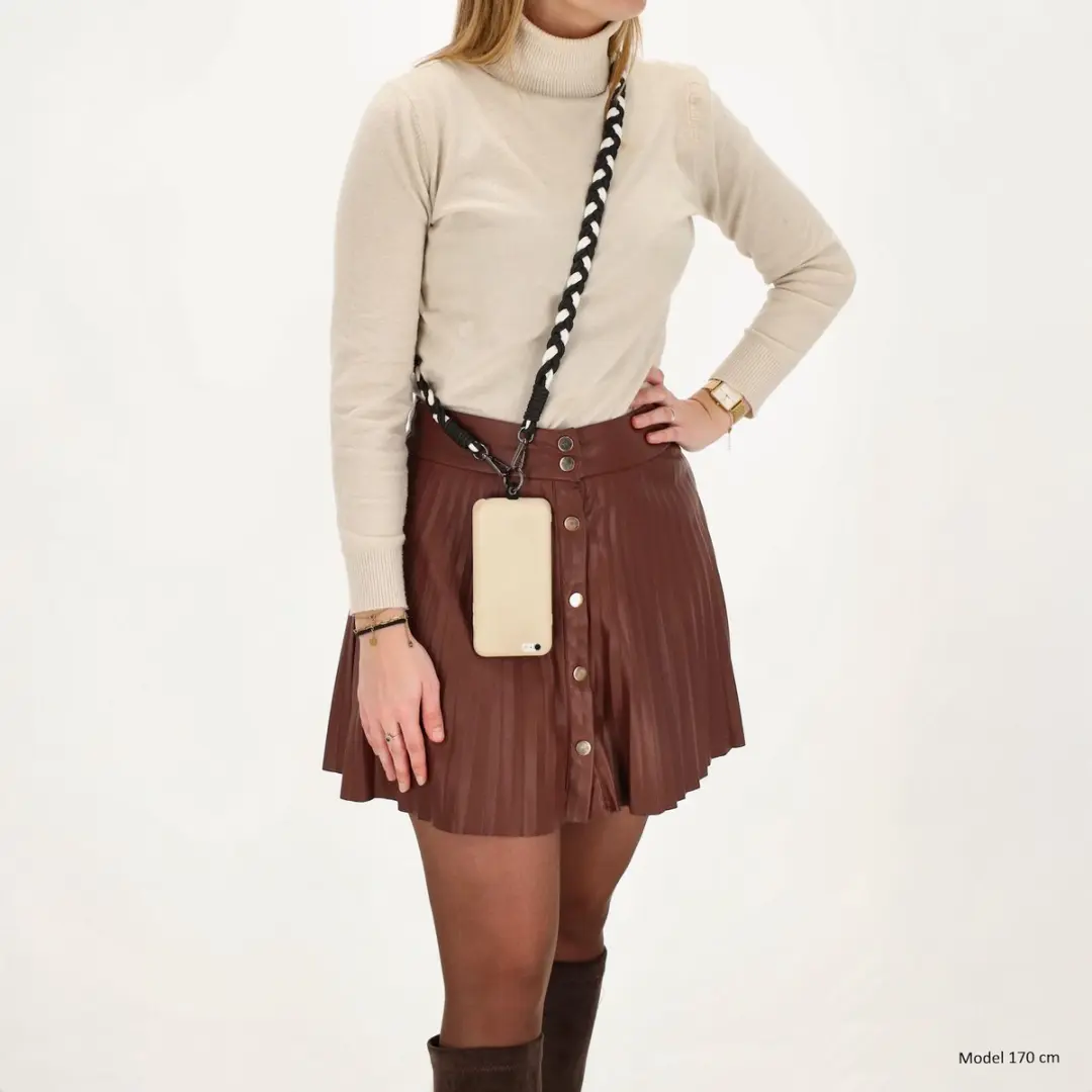 Beagles Fashion Telefoonkoord - Zwart/Wit