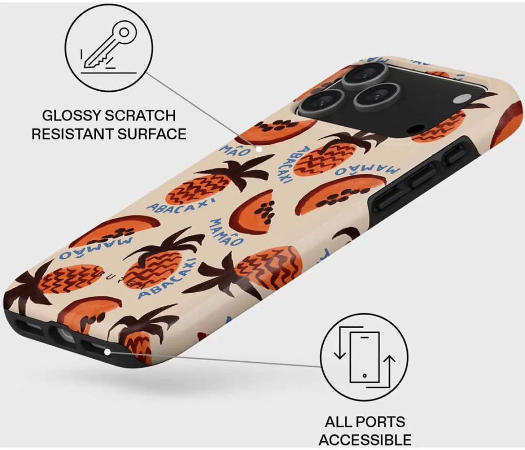 Burga Tough MagSafe Hoesje iPhone 17 Pro Max - Abacaxi