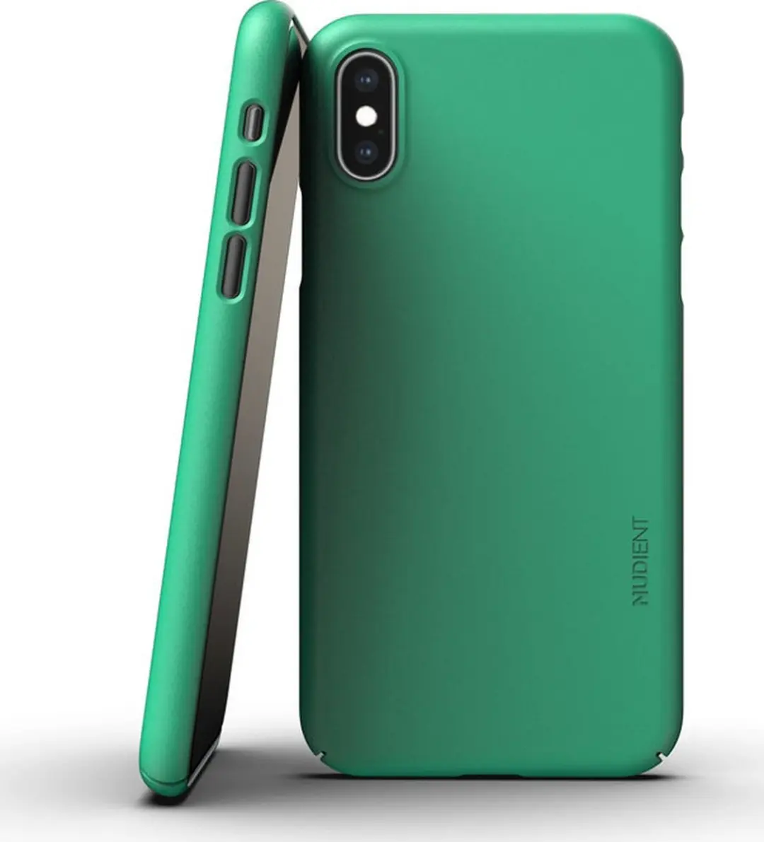 Nudient Thin Precise Case iPhone XS V3 - Groen