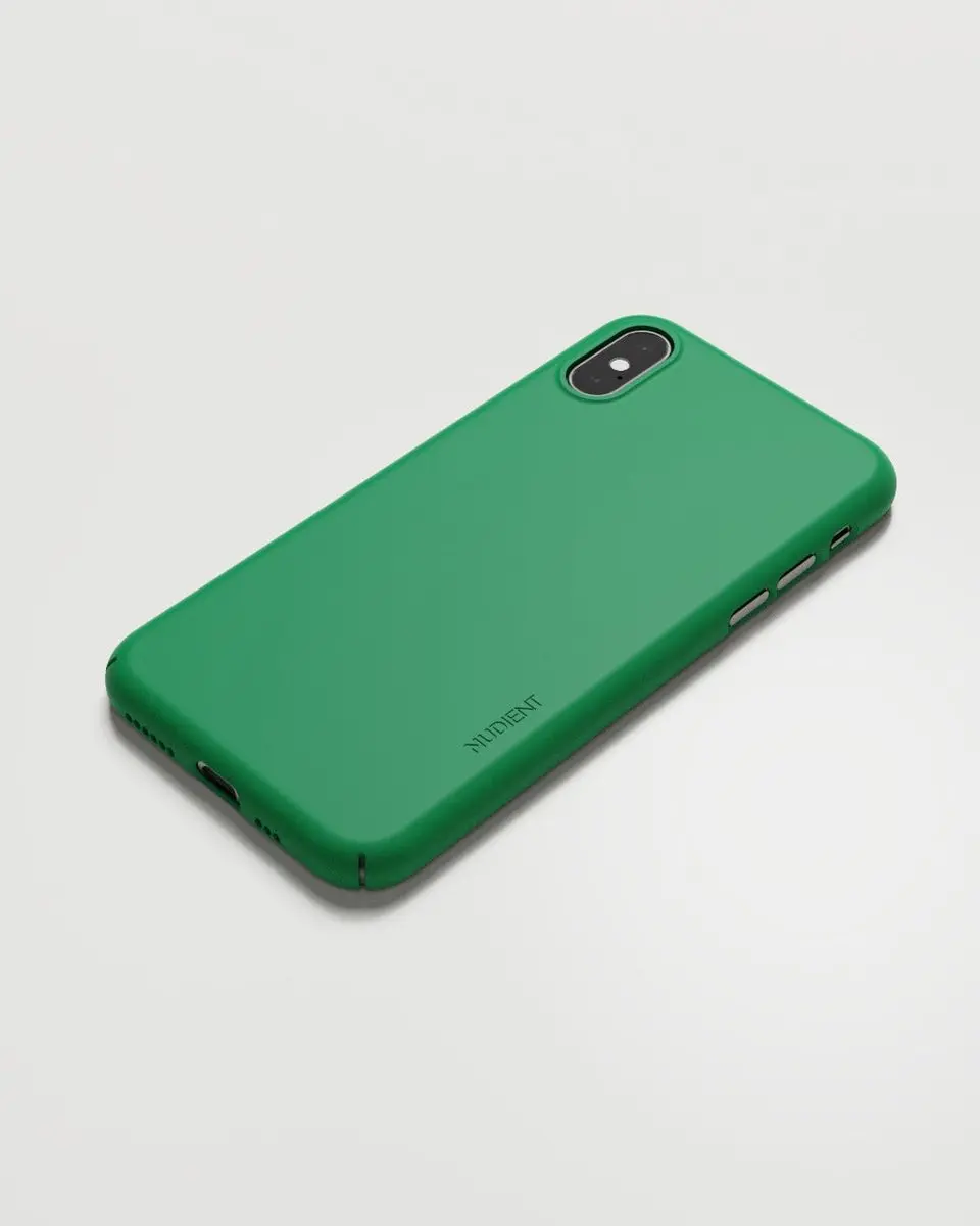 Nudient Thin Precise Case iPhone XS V3 - Groen