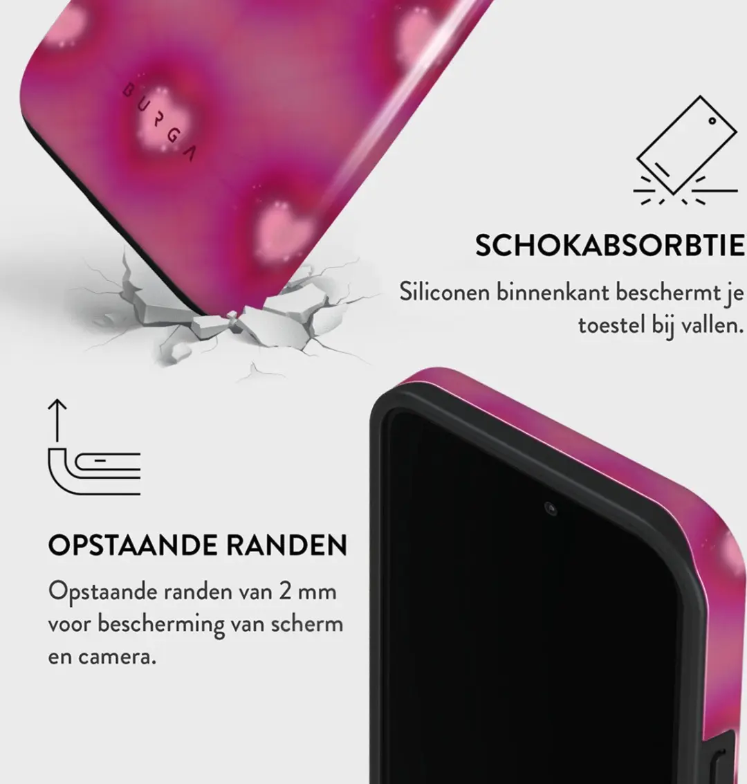 Burga Tough Case iPhone 15 Pro - Paars