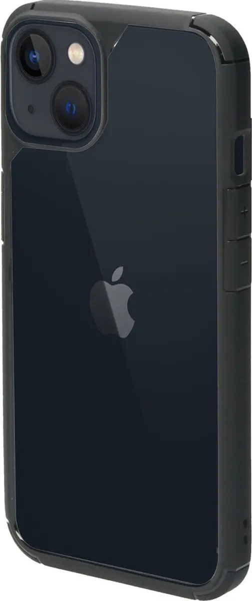 Mobiparts MP-118641 Rugged Hoesje iPhone 13 - Zwart Transparant