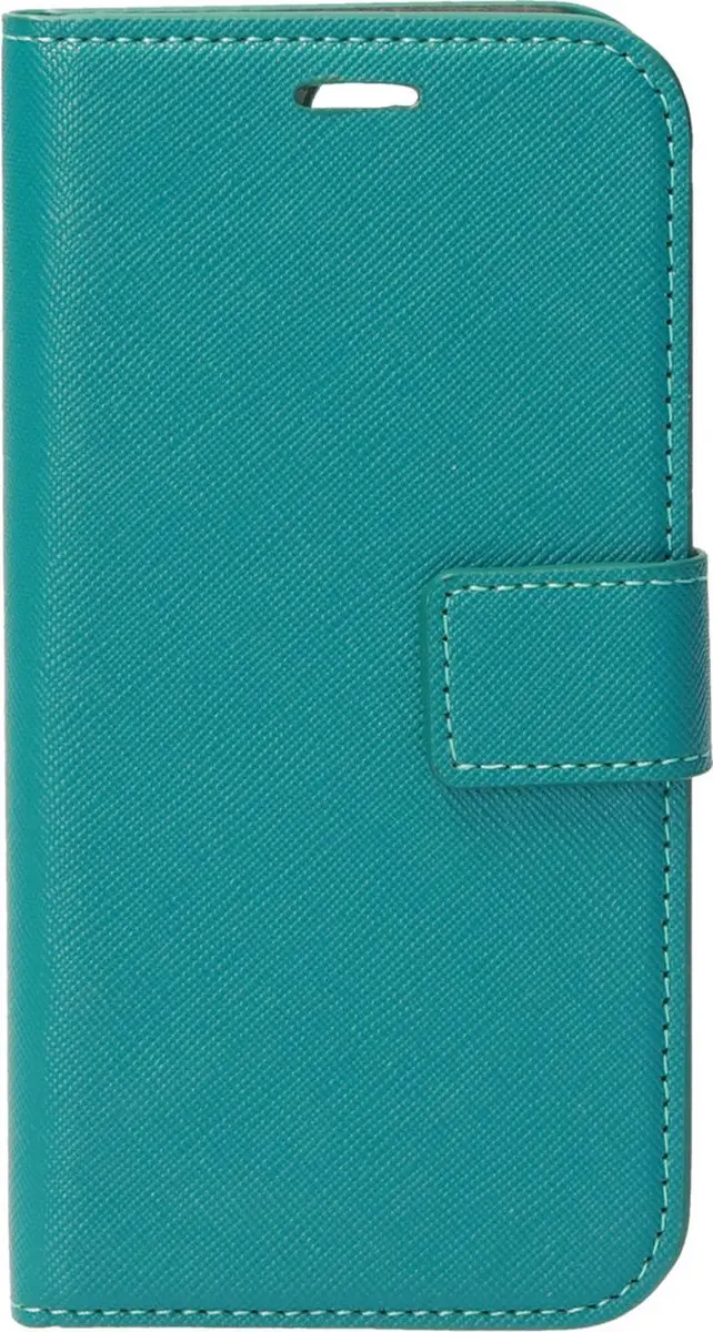 Mobiparts MP-118681 Hoesje iPhone 13 Mini - Portemonnee - Turquoise