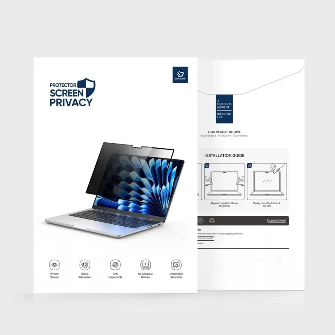 Dux Ducis Privacy Screen MacBook Neo 13 2026 - 9H Glas - Transparant