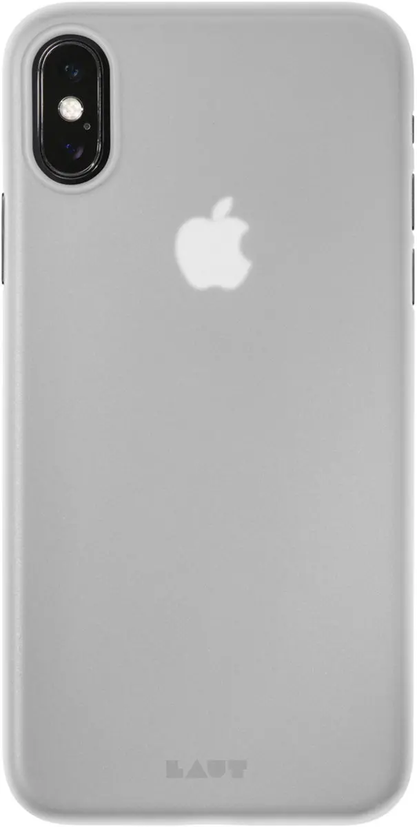 Laut Slimskin Frosted Hoesje iPhone X/XS - Transparant