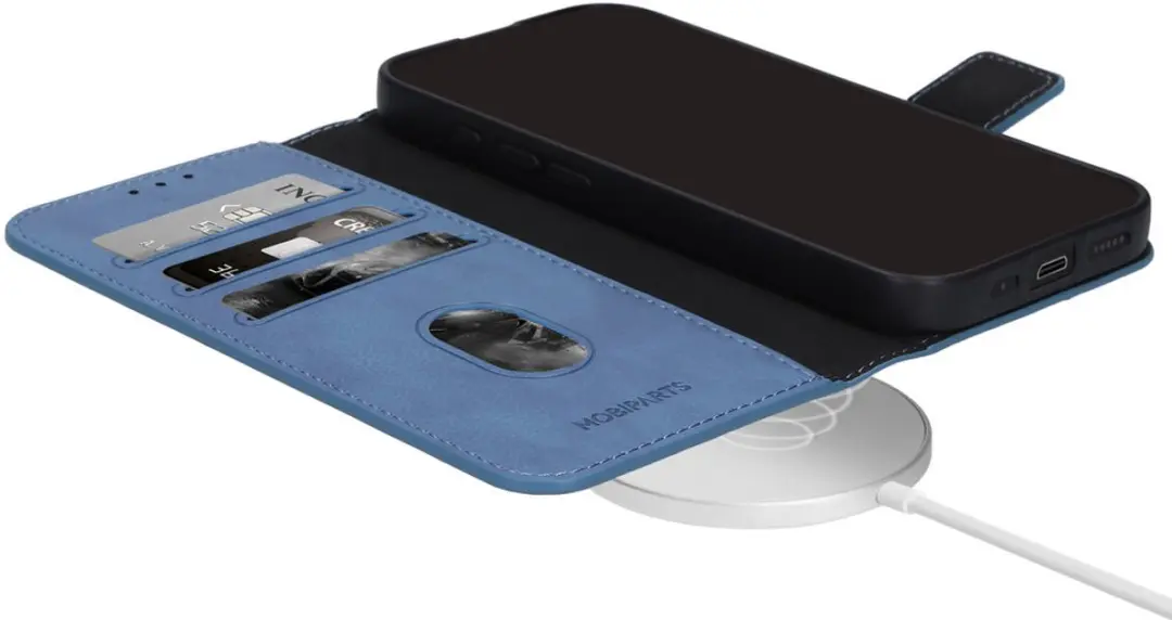 Mobiparts MP-128830 Hoesje iPhone 16/17 - Wallet - Blauw
