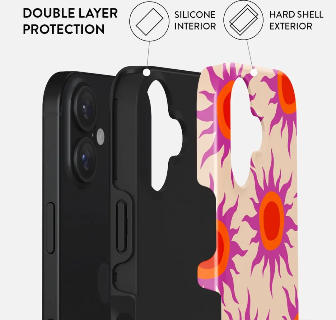 Burga Tough Case Apple iPhone 16 Sunset Glow