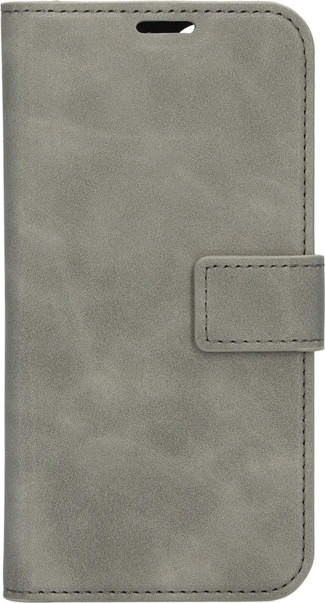 Mobiparts MP-122615 Hoesje iPhone 13/14 - Wallet - Grijs