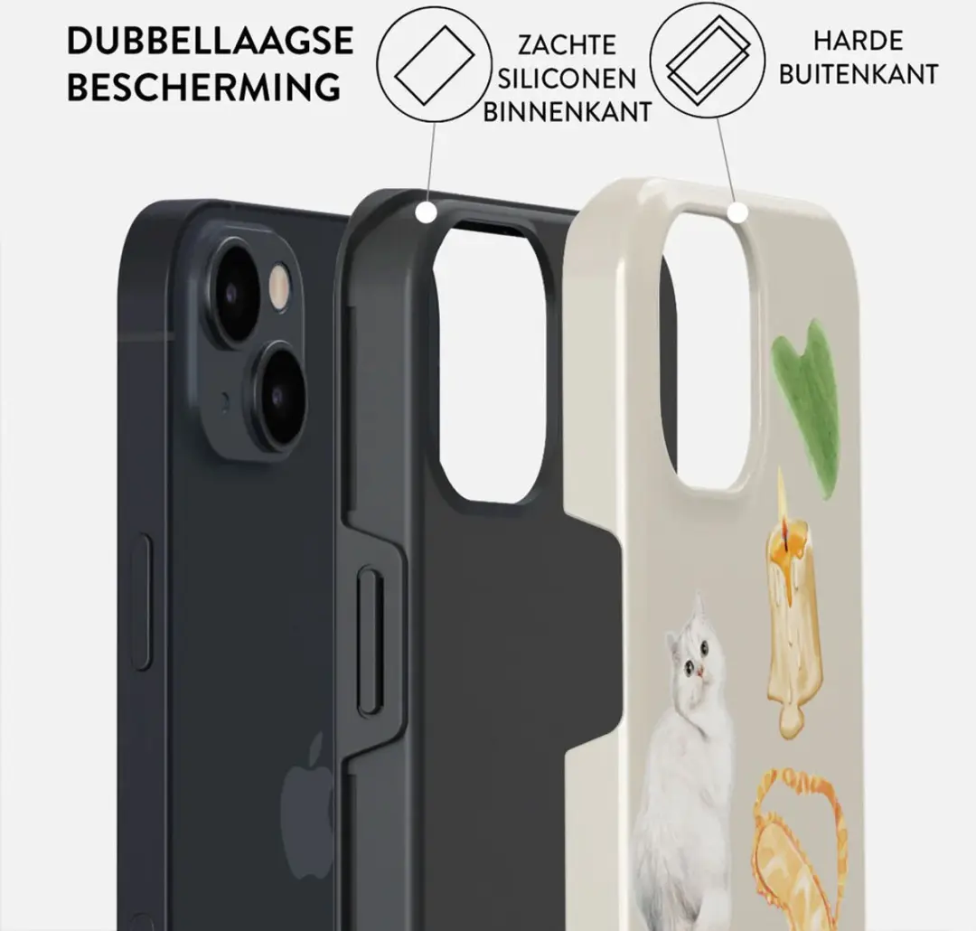 Burga Tough MagSafe Hoesje iPhone 15 - Soft Era