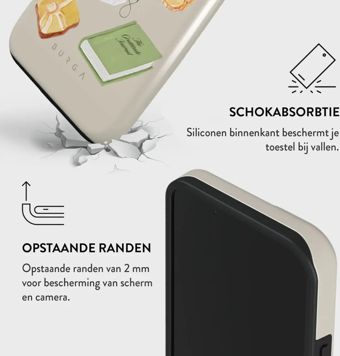 Burga Tough MagSafe Hoesje iPhone 15 - Soft Era