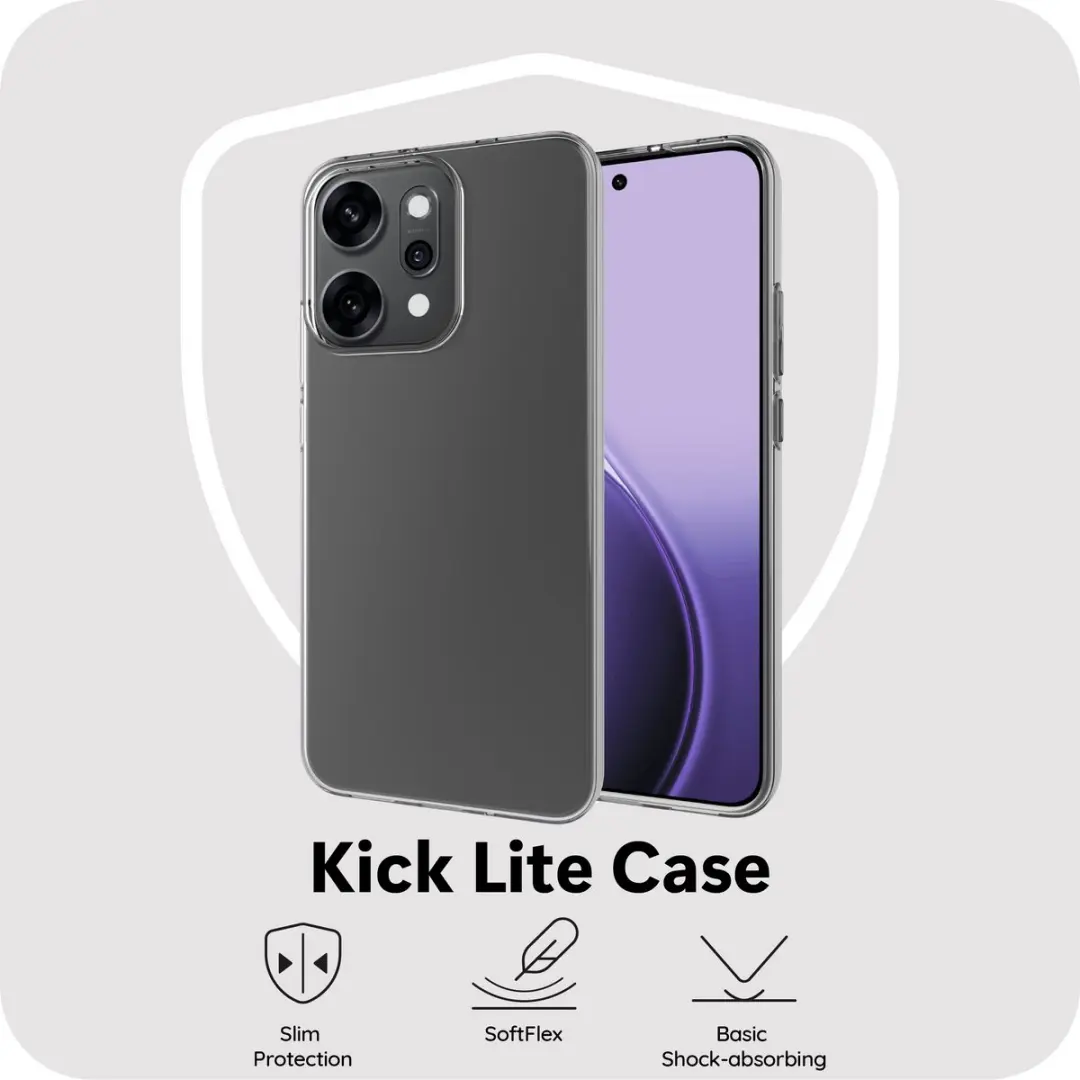 Just in Case Oppo Reno14 Pro Siliconen Hoesje - MOO2806KL0 - Transparant