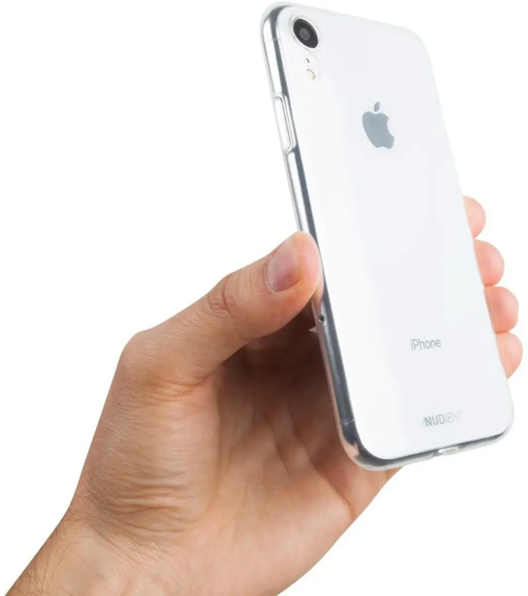 Nudient Thin Glossy Case iPhone XR - Transparant IPXRN-TPUT