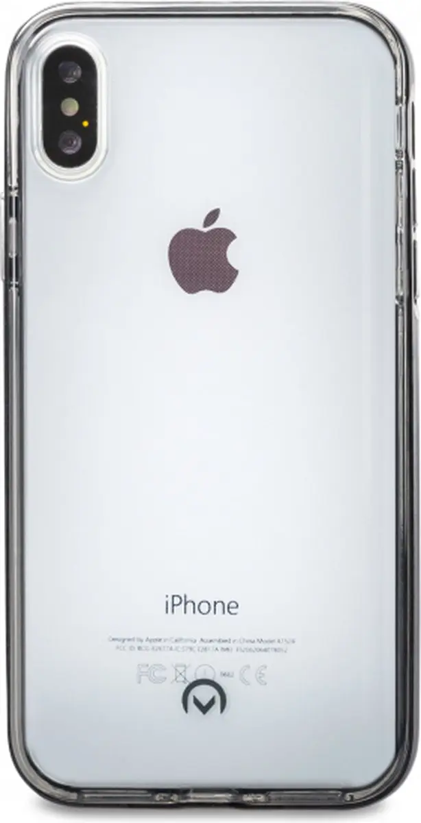 Mobilize Gelly Plus Serie MOB-GPCBB-IPHX iPhone XS Hoesje - Zwart