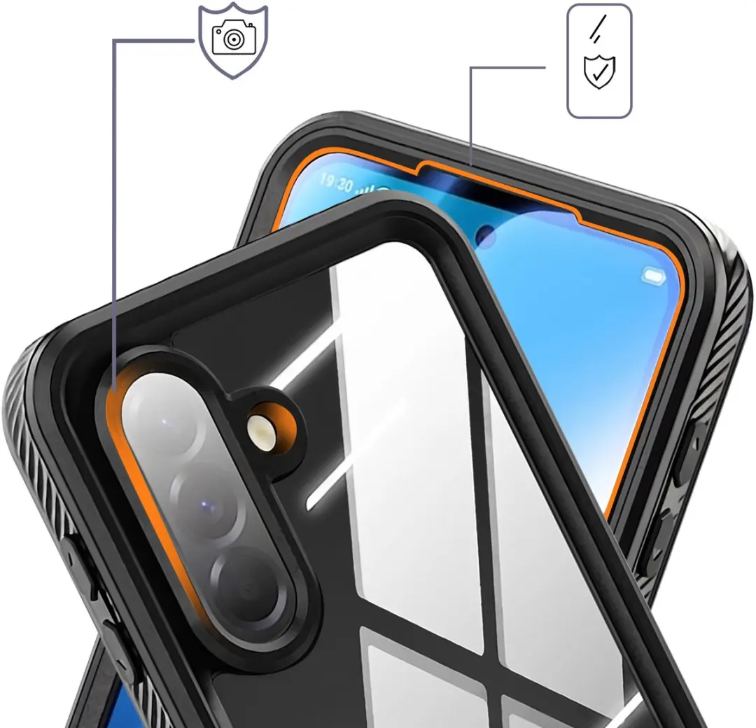 Redpepper Hoesje Samsung Galaxy A57 - IP68 Waterdicht - Zwart