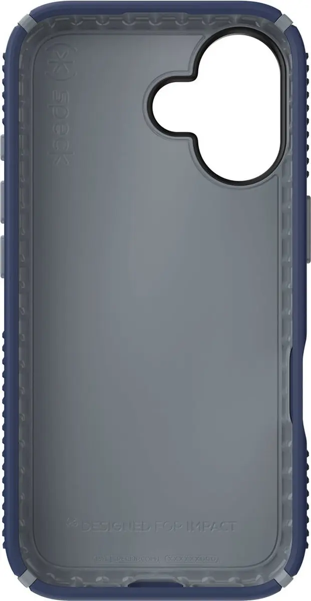 Speck Presidio2 Grip 150779-3206 Hoesje - iPhone 16 - Blauw - afbeelding 6 van 6