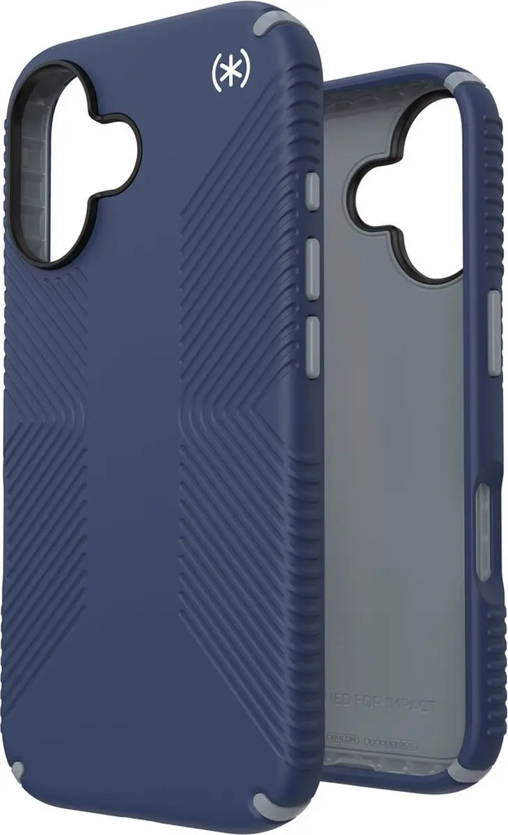Speck Presidio2 Grip 150779-3206 Hoesje - iPhone 16 - Blauw