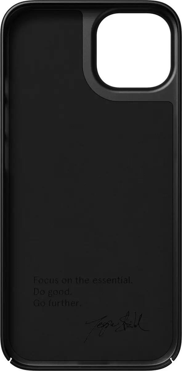Nudient Thin Magnet Hoesje iPhone 14 - Zwart