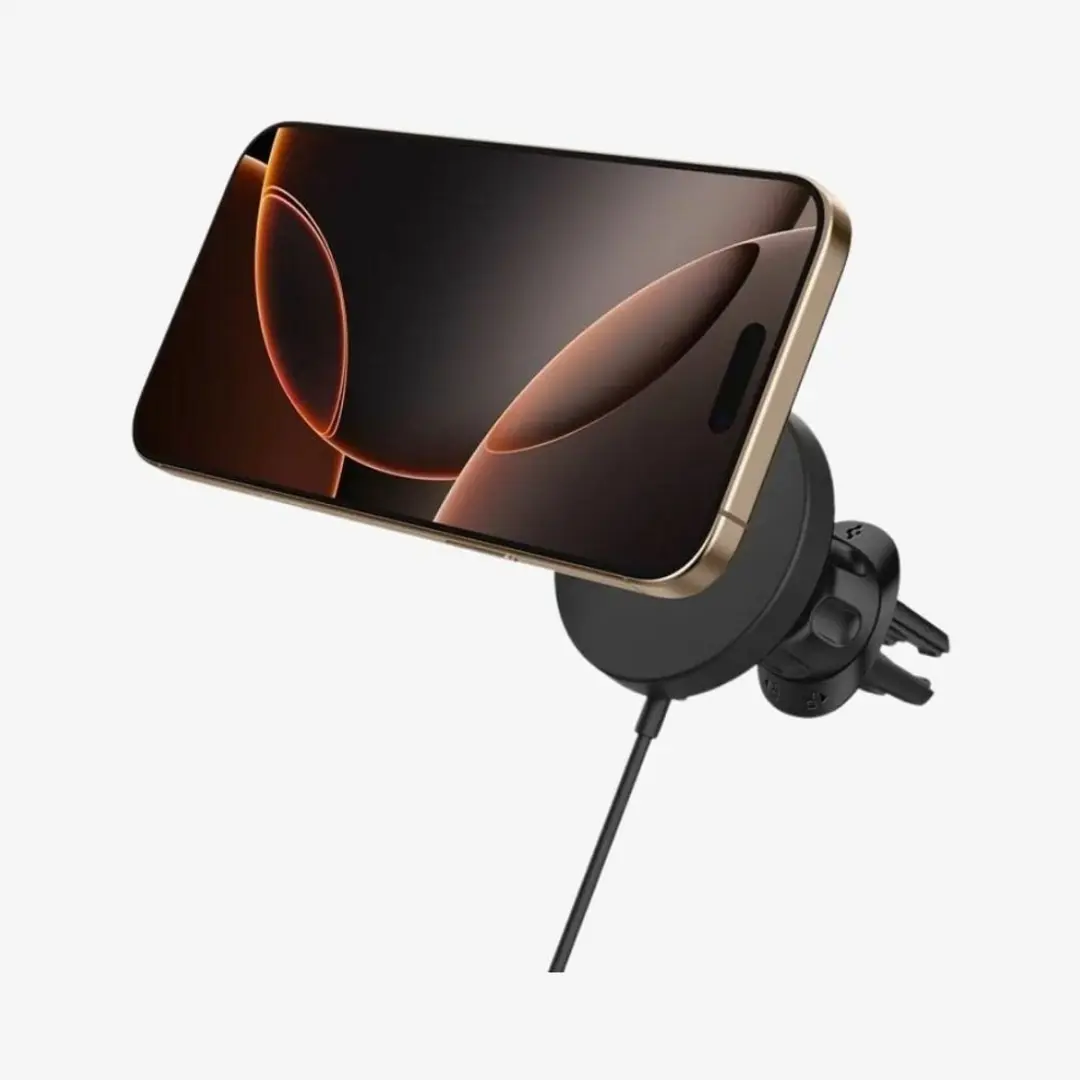 Spigen OneTap Pro 4 ITQ12W Autolader - MagSafe - Zwart - afbeelding 6 van 6