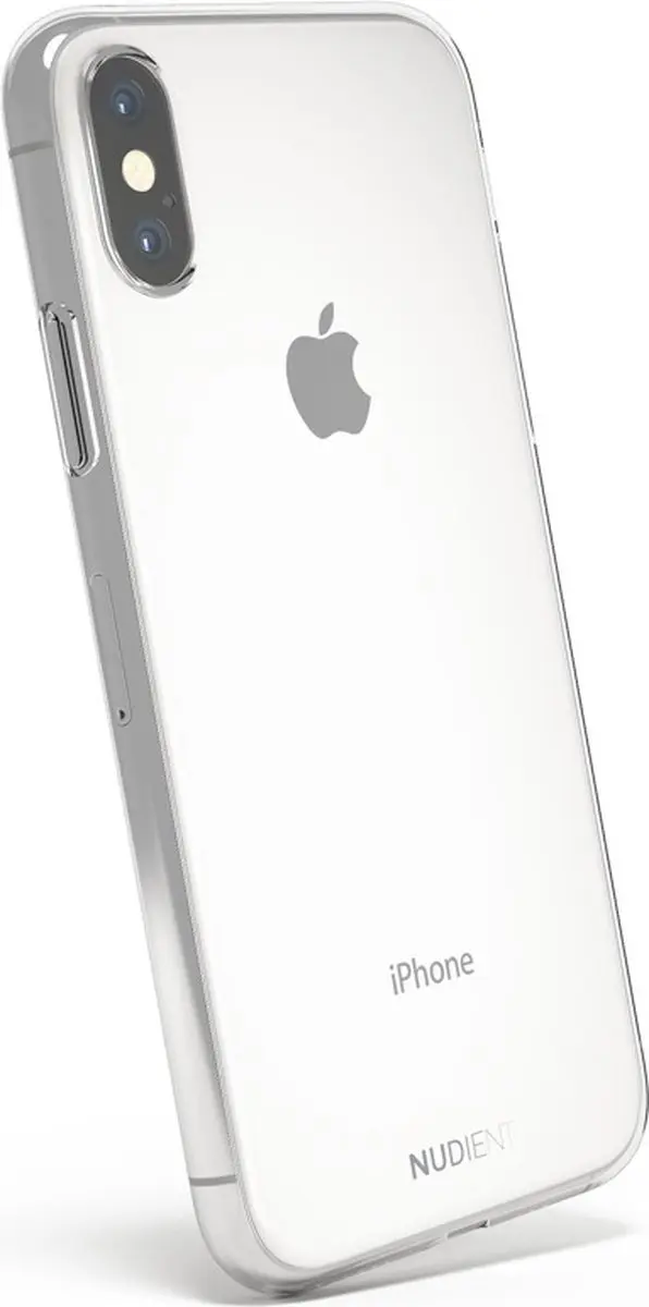 Nudient Thin Glossy Case iPhone XS - Transparant - IPXSN-TPUT - afbeelding 6 van 6