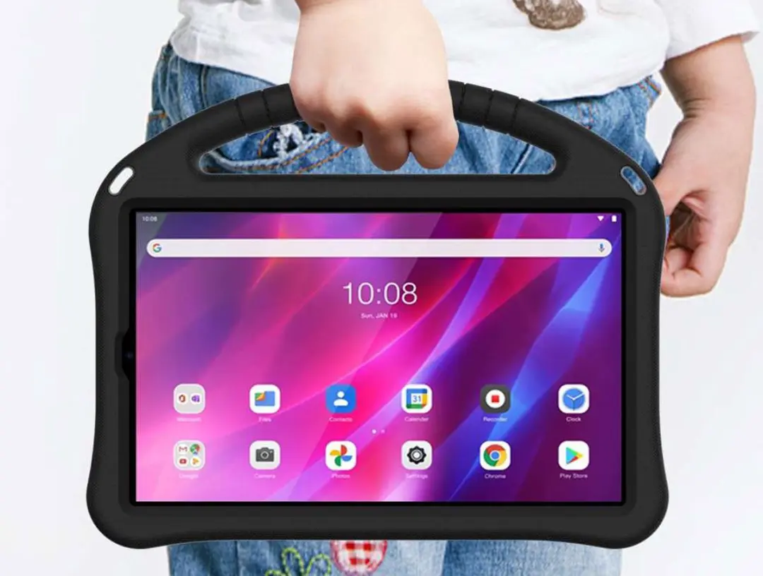 Just in Case Lenovo Tab K10 Kinder Tablet Hoes - Zwart