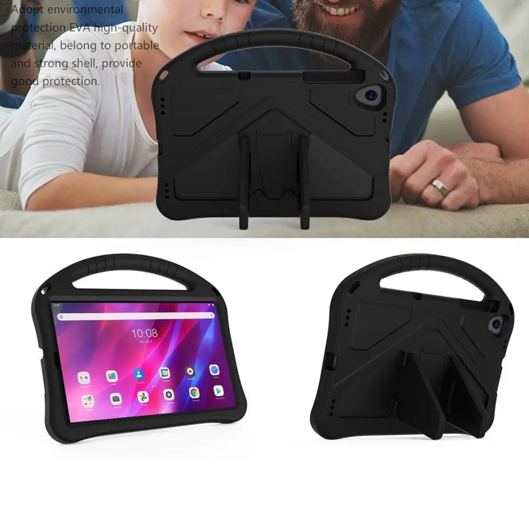 Just in Case Lenovo Tab K10 Kinder Tablet Hoes - Zwart