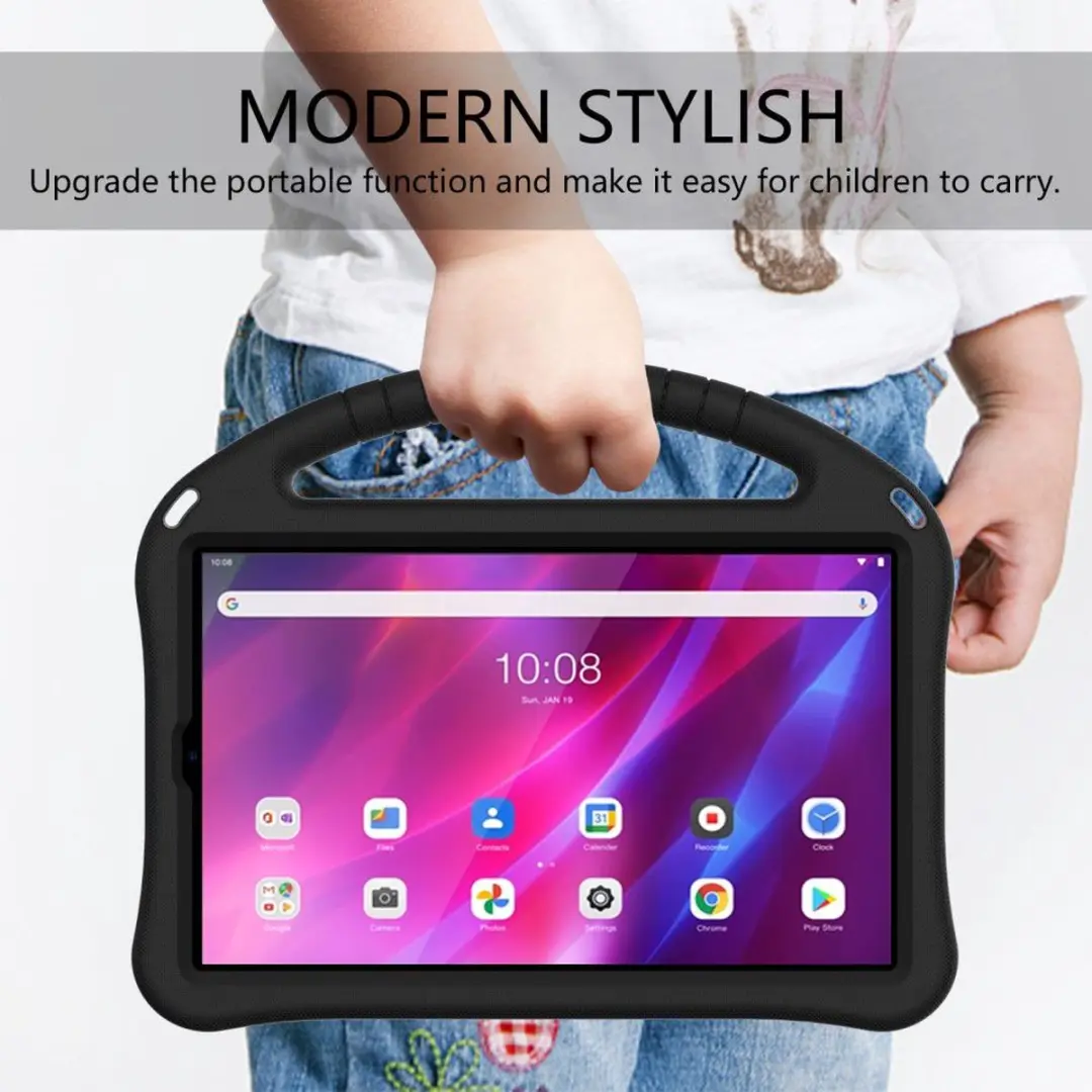 Just in Case Lenovo Tab K10 Kinder Tablet Hoes - Zwart