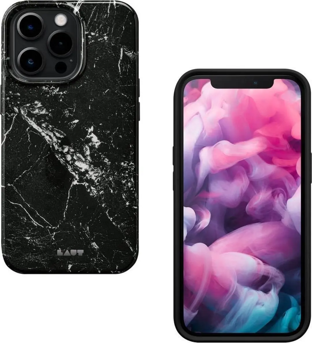 Laut Huex Elements Marmer Hoesje iPhone 13 Pro 47581 - Zwart