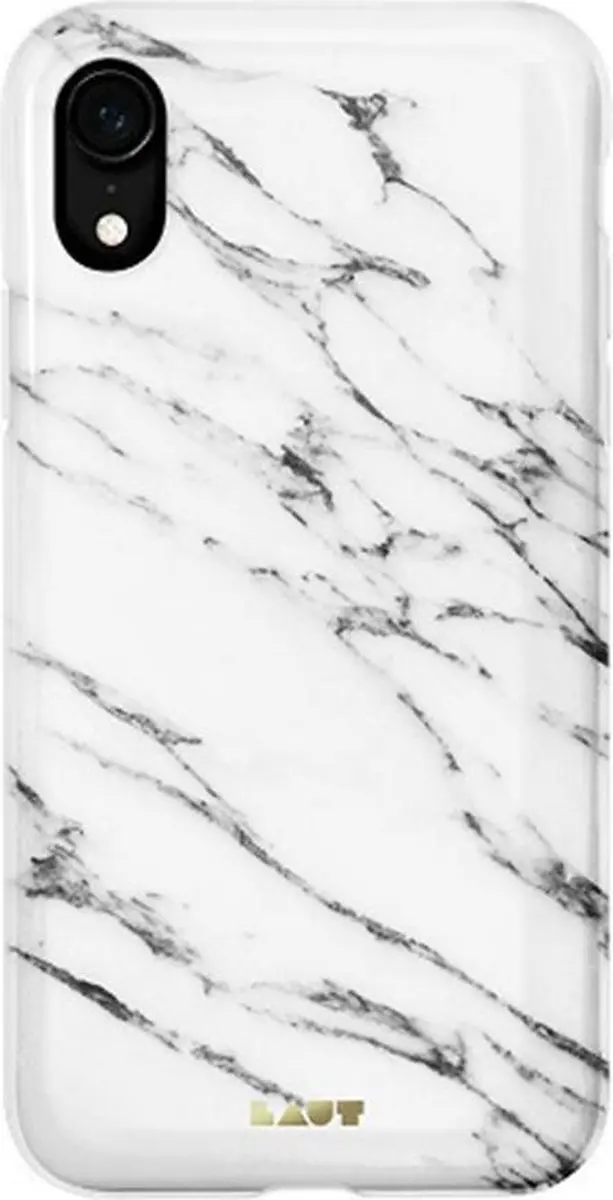 Laut iPhone XR Hoesje HUEX Marble Wit