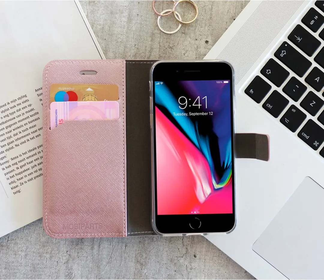 Mobiparts MP-74004 Hoesje Samsung Galaxy S9 - Roze