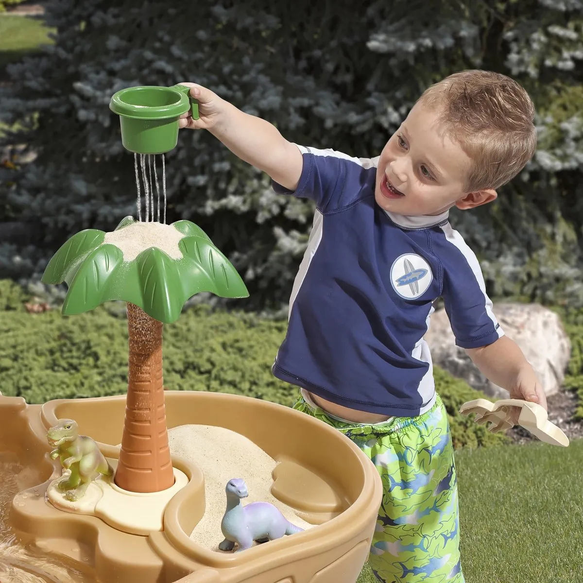 Step2 Dino Dig Zand & Watertafel - 15L/9kg - 7 Accessoires - afbeelding 6 van 6
