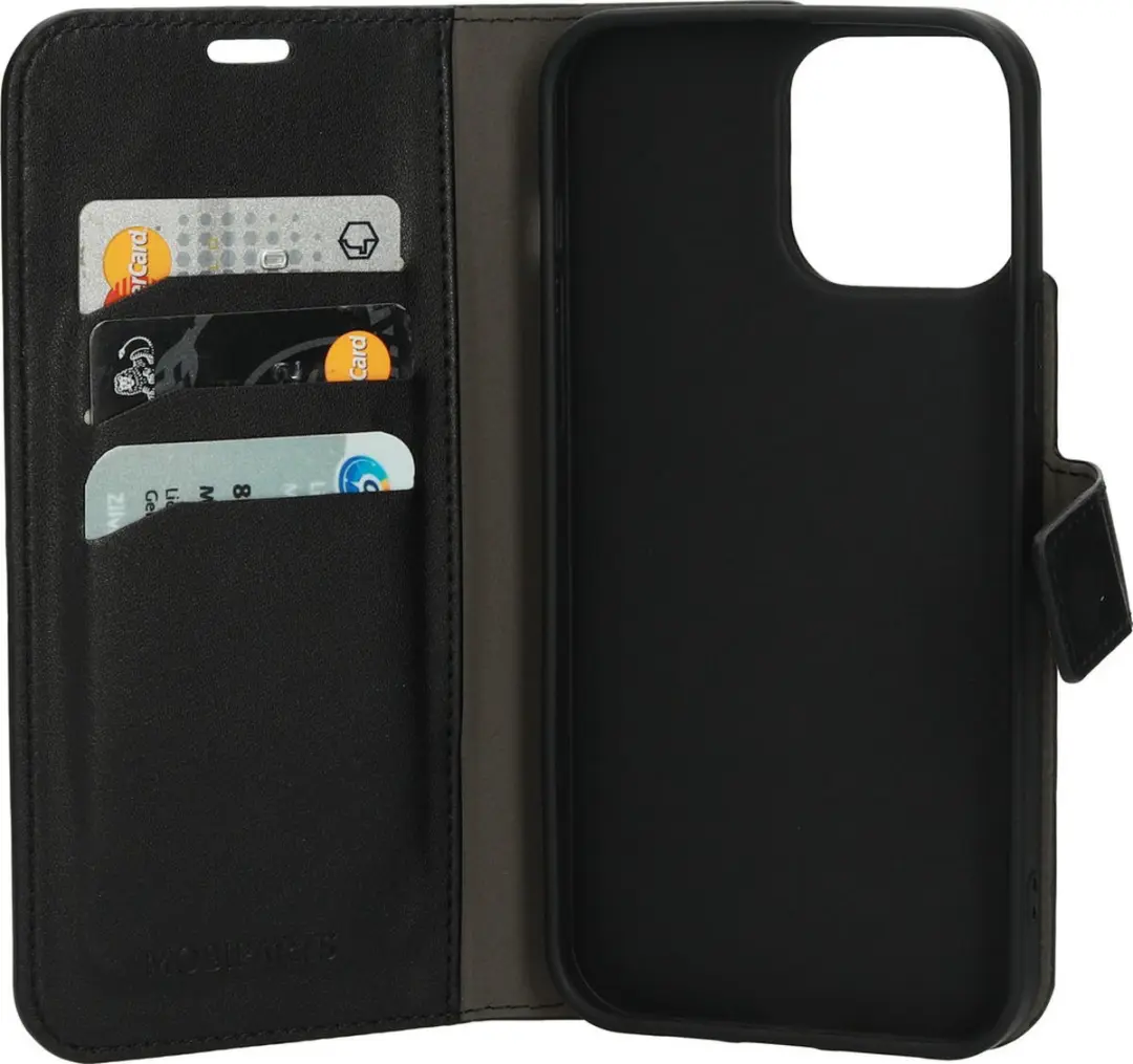 Mobiparts MP-118631 Hoesje iPhone 13 Pro Max - Wallet - Zwart