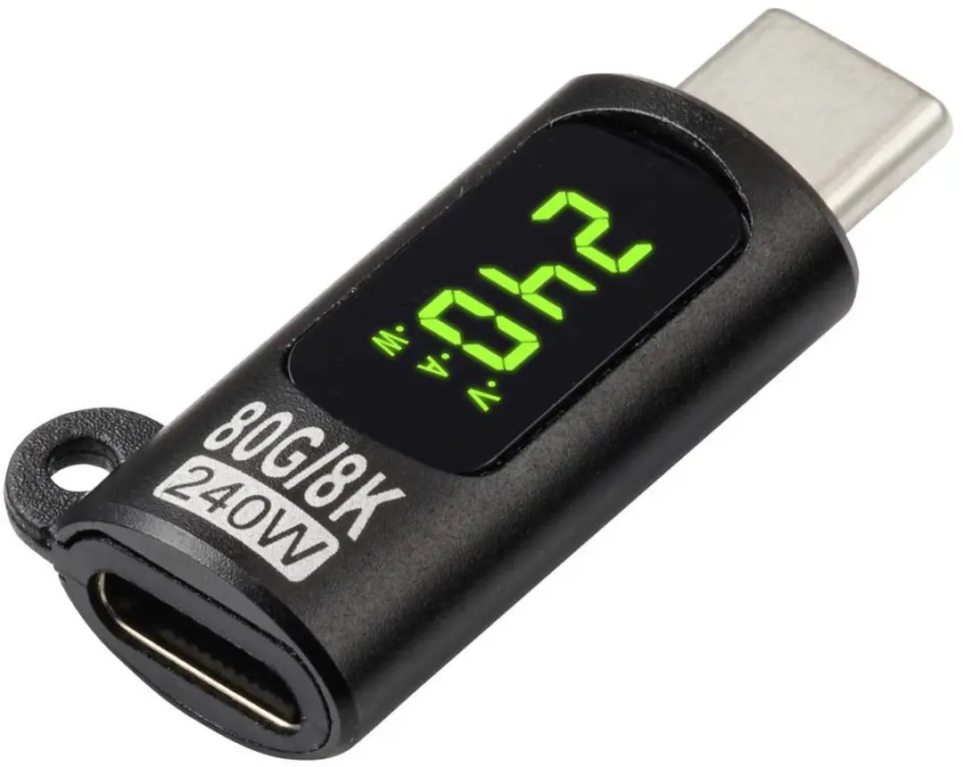 Renkforce RF-7105846 USB-C Adapter - Aluminium - Zwart
