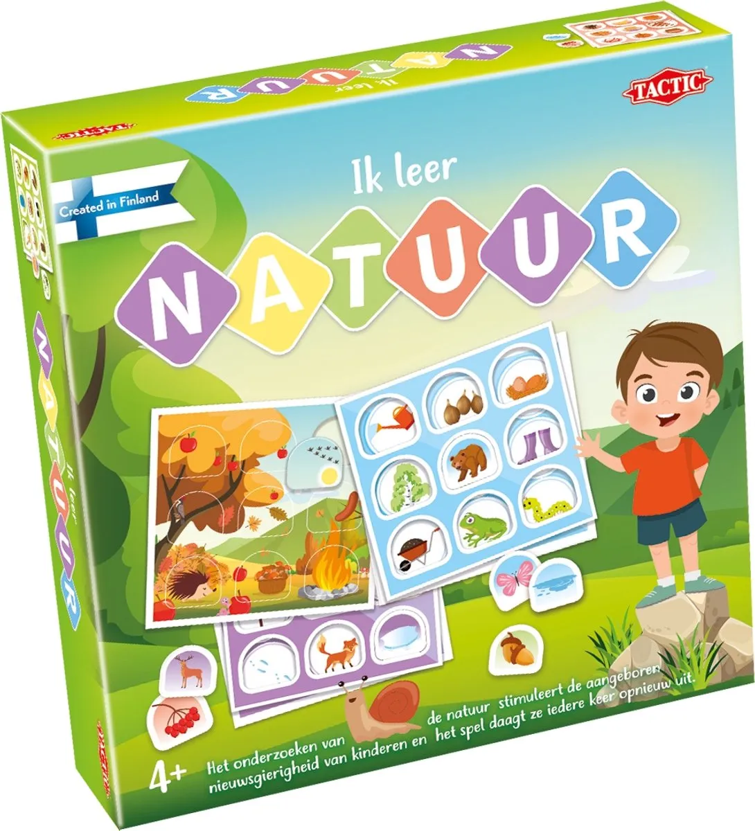 Tactic Ik Leer Natuur Bordspel - 2-4 Spelers - MPN 58333